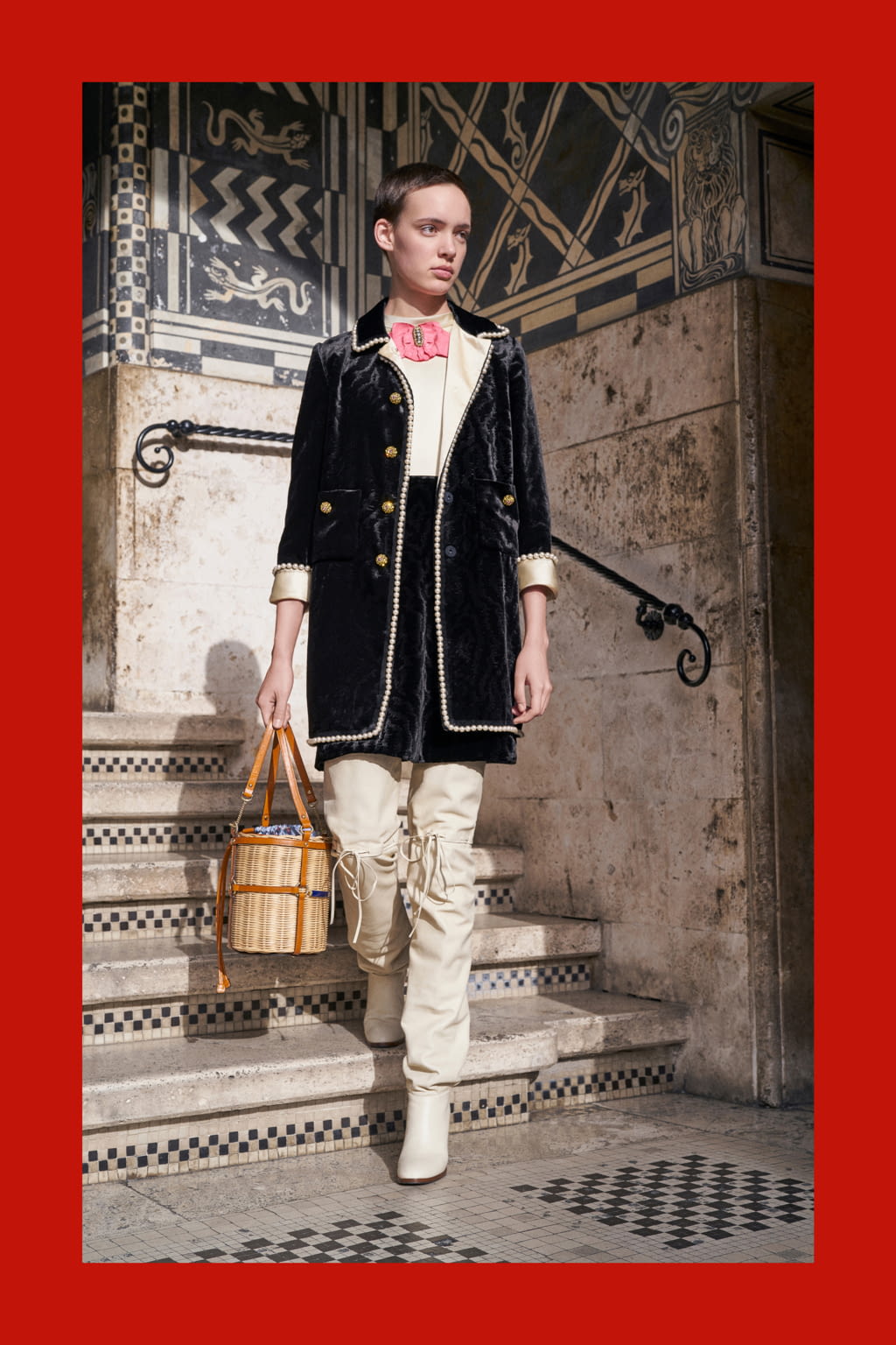 Fashion Week Milan Pre-Fall 2018 look 19 de la collection Gucci womenswear