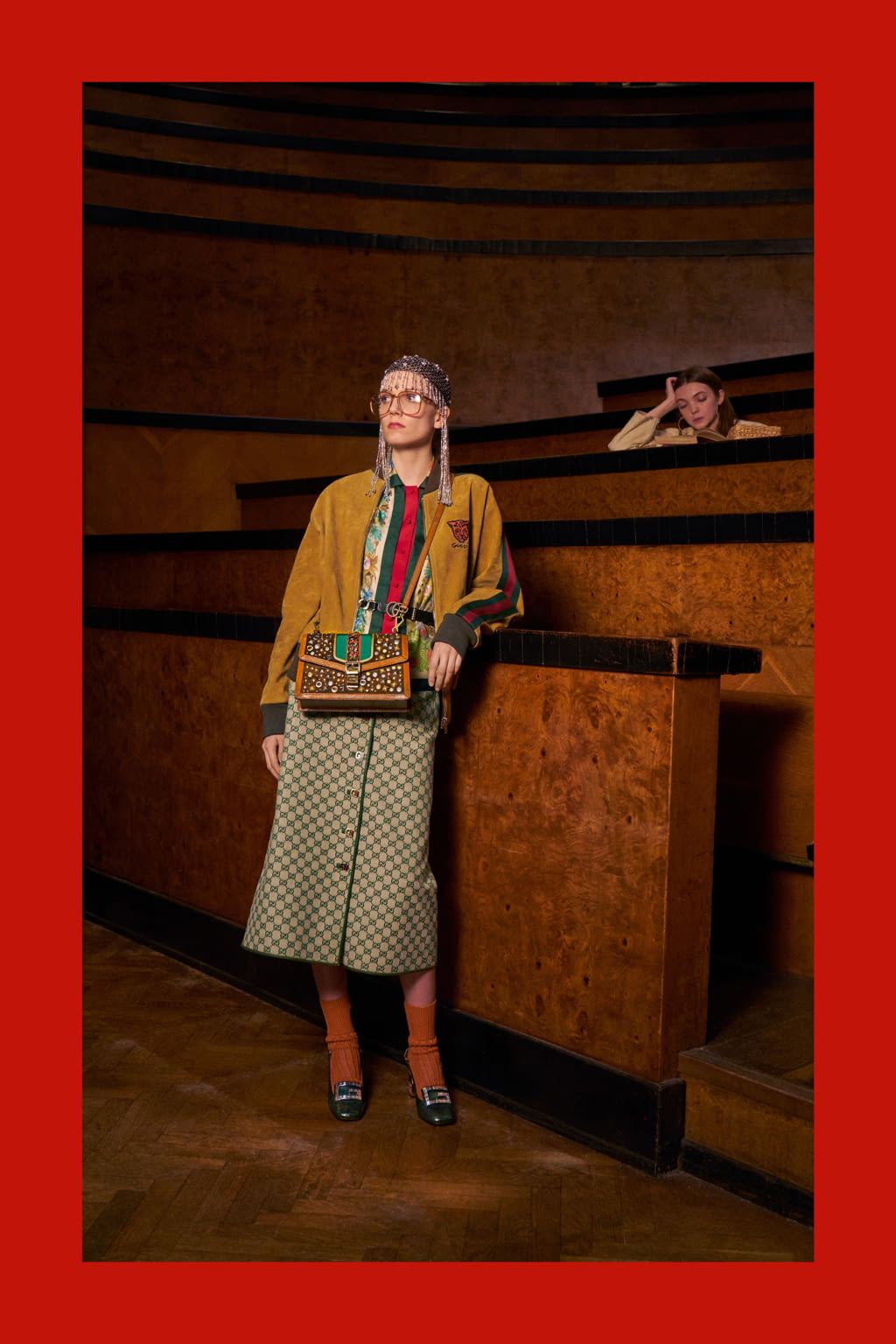 Fashion Week Milan Pre-Fall 2018 look 20 from the Gucci collection womenswear