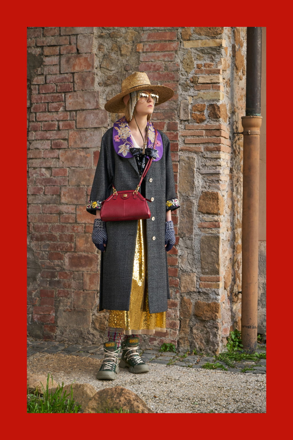 Fashion Week Milan Pre-Fall 2018 look 22 from the Gucci collection 女装