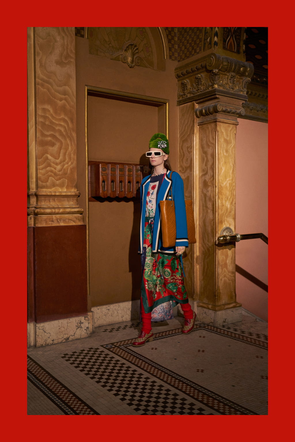 Fashion Week Milan Pre-Fall 2018 look 3 from the Gucci collection womenswear