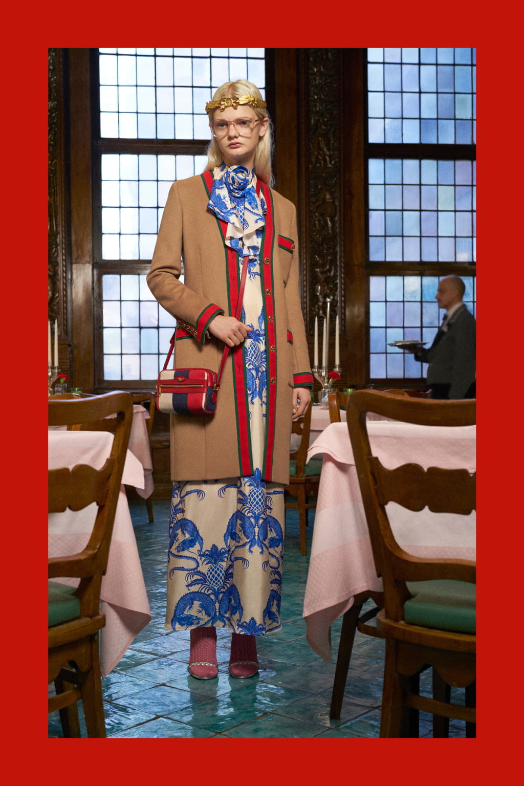 Fashion Week Milan Pre-Fall 2018 look 34 from the Gucci collection womenswear