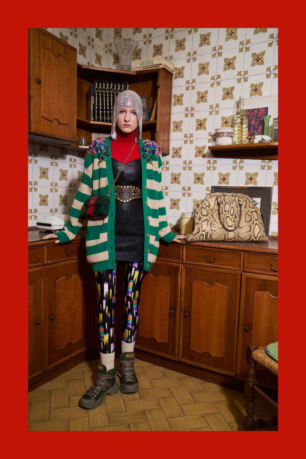 Fashion Week Milan Pre-Fall 2018 look 36 from the Gucci collection womenswear