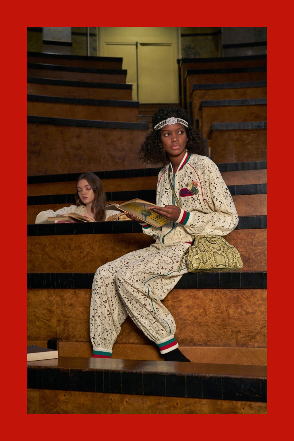 Fashion Week Milan Pre-Fall 2018 look 39 from the Gucci collection womenswear