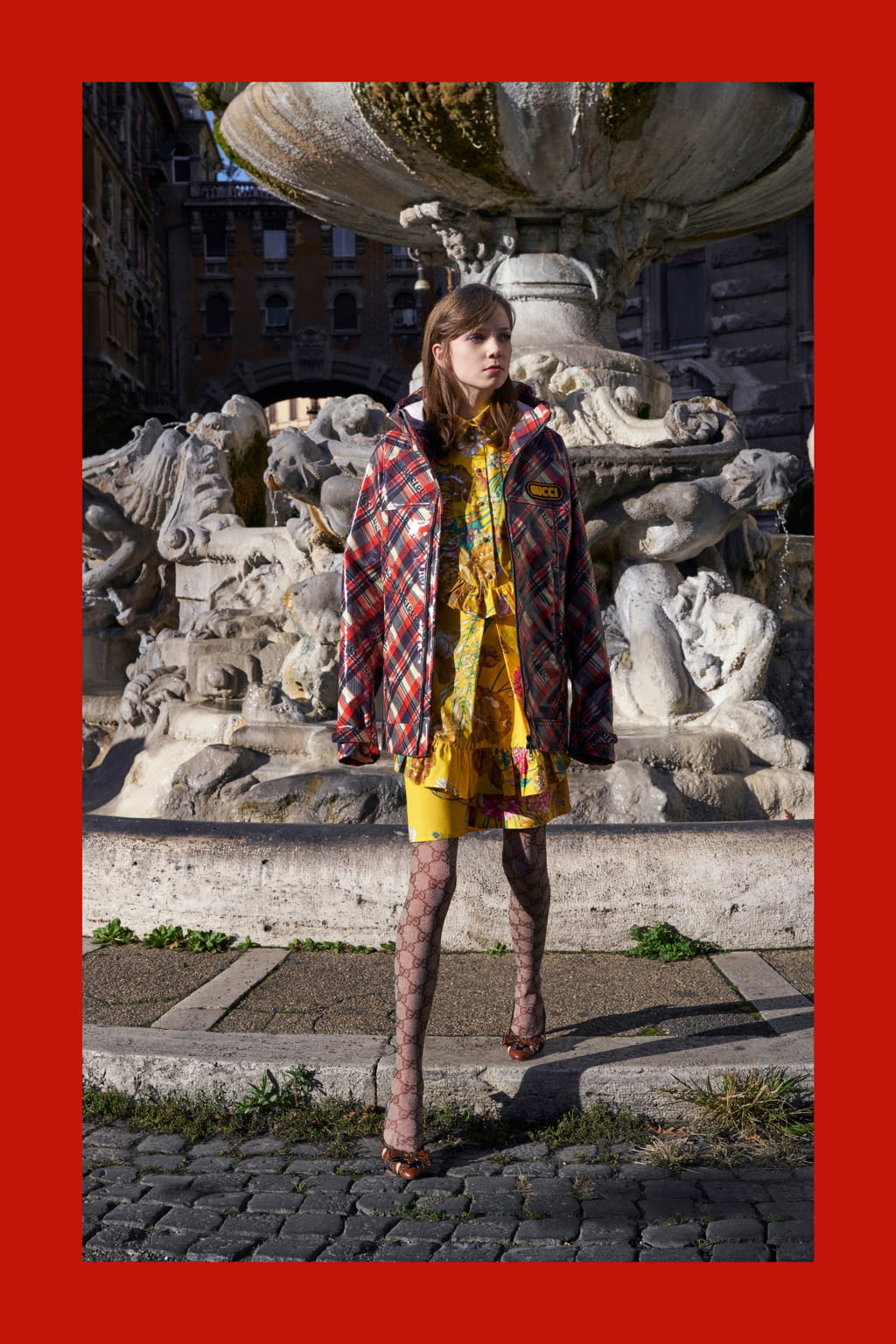 Fashion Week Milan Pre-Fall 2018 look 45 de la collection Gucci womenswear