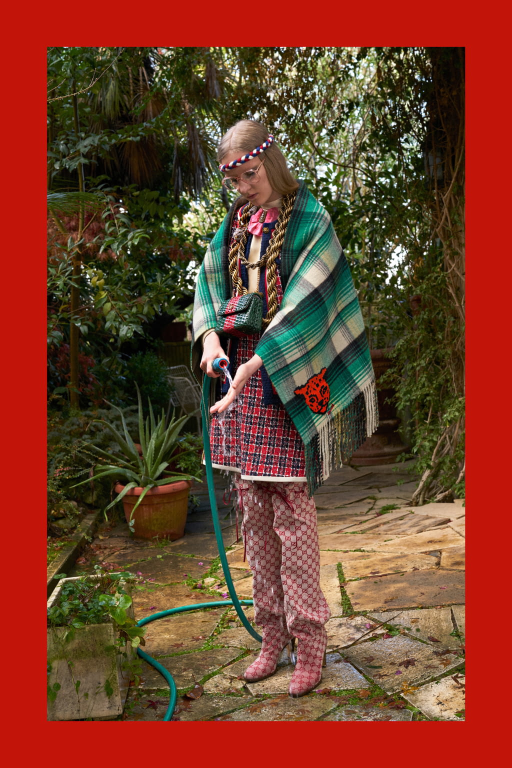 Fashion Week Milan Pre-Fall 2018 look 5 from the Gucci collection 女装