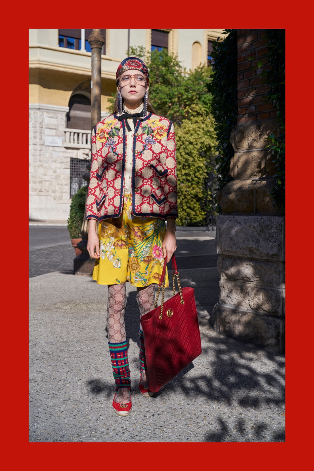 Fashion Week Milan Pre-Fall 2018 look 52 from the Gucci collection 女装