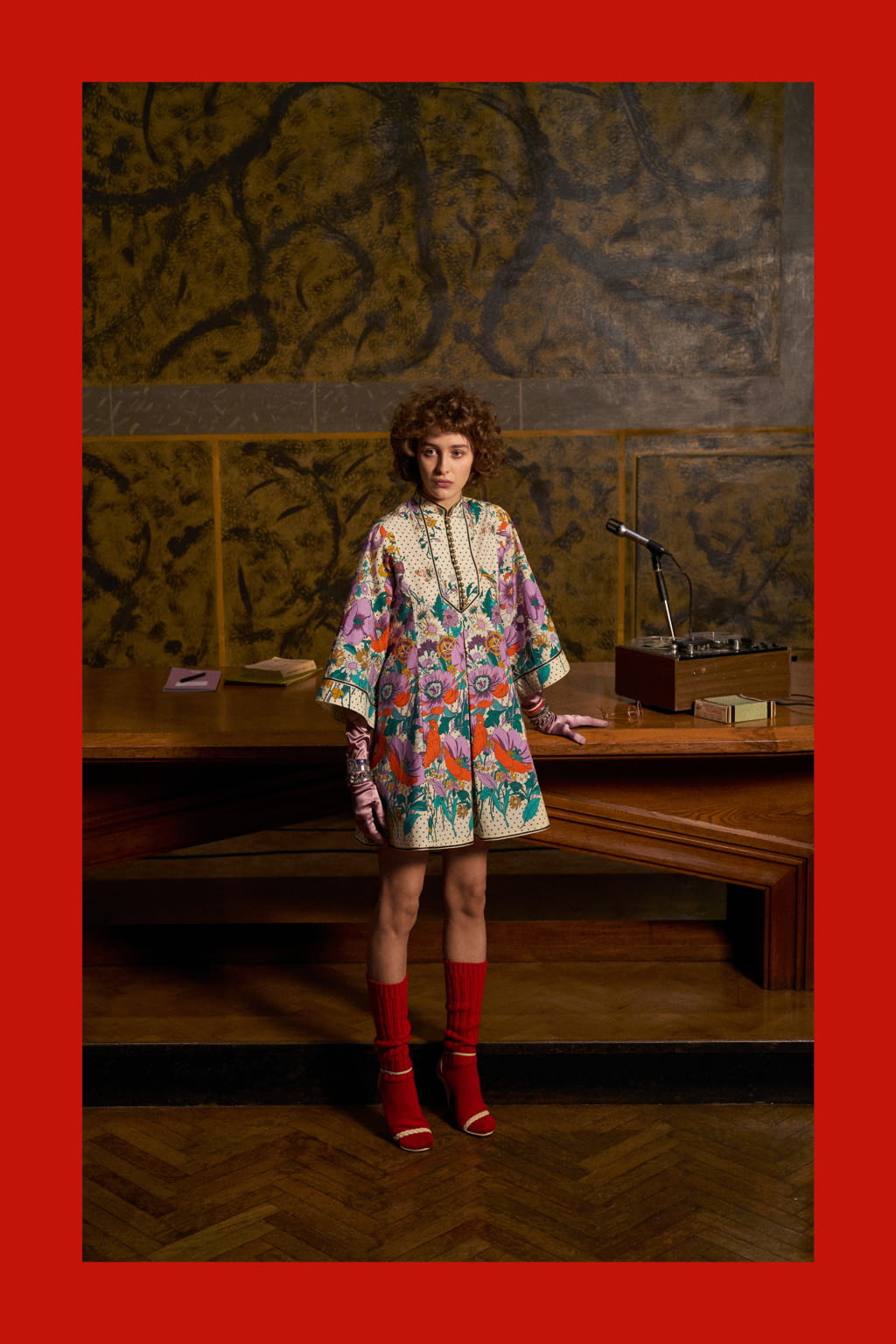 Fashion Week Milan Pre-Fall 2018 look 55 from the Gucci collection 女装