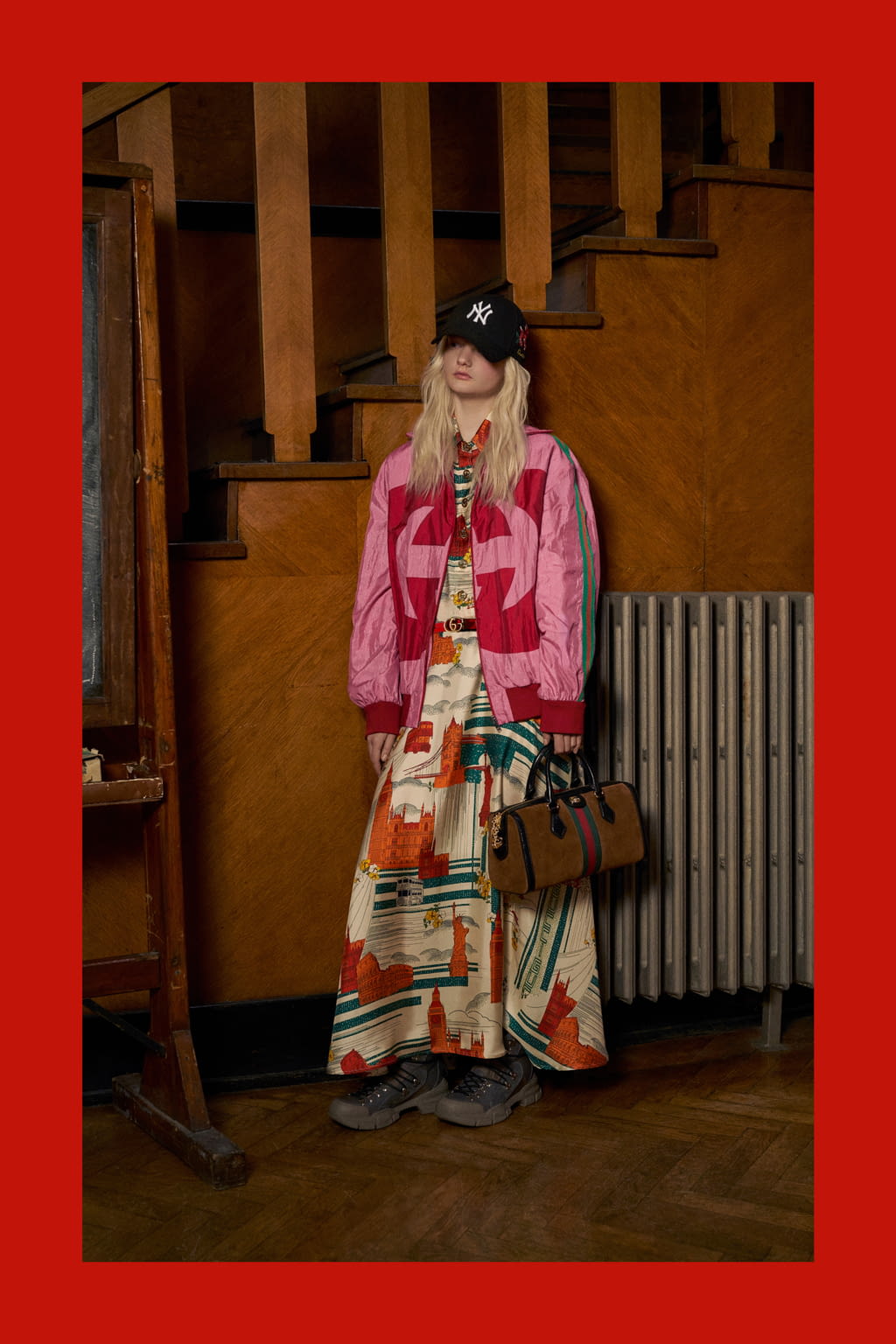 Fashion Week Milan Pre-Fall 2018 look 61 from the Gucci collection womenswear