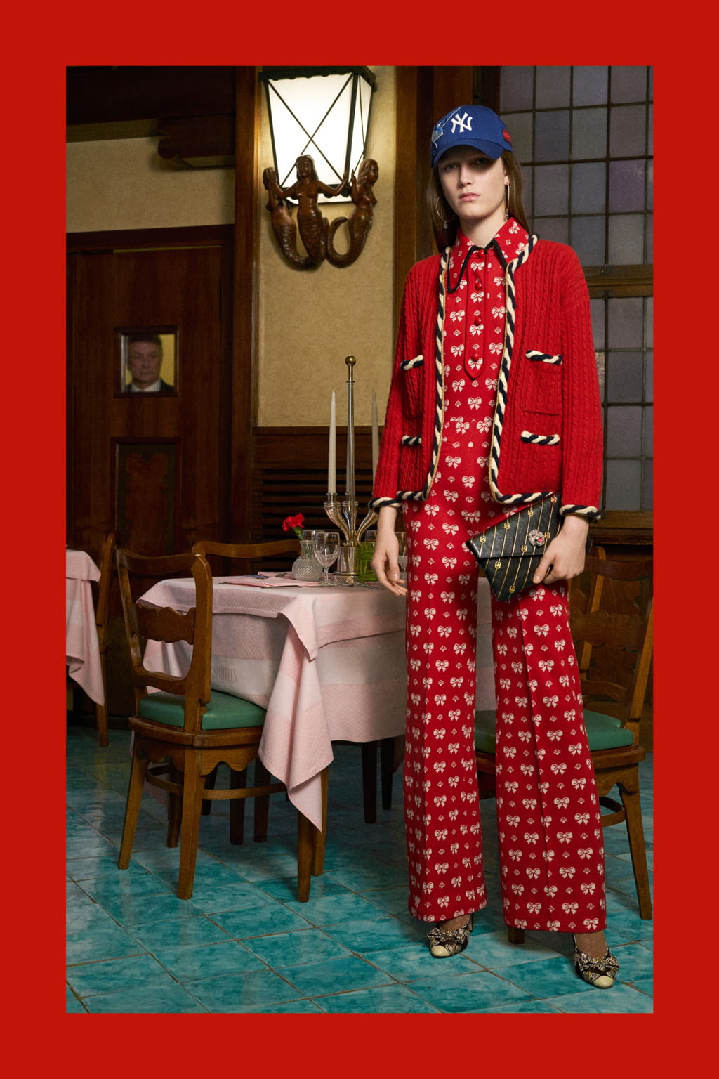 Fashion Week Milan Pre-Fall 2018 look 66 from the Gucci collection 女装