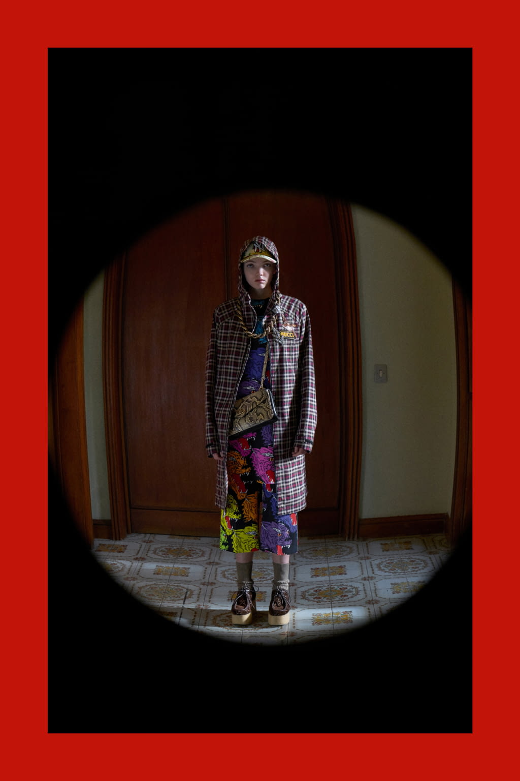 Fashion Week Milan Pre-Fall 2018 look 77 from the Gucci collection womenswear