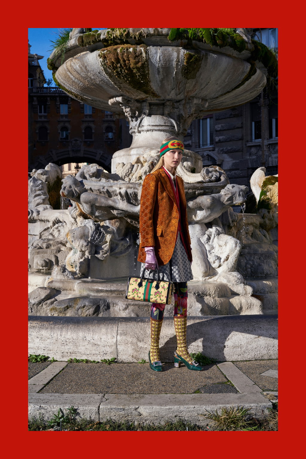 Fashion Week Milan Pre-Fall 2018 look 78 from the Gucci collection womenswear