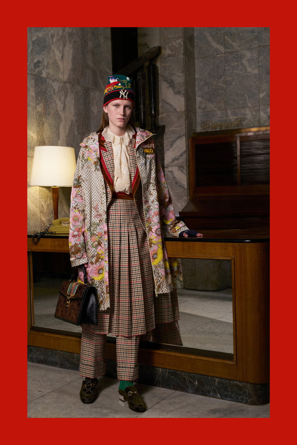Fashion Week Milan Pre-Fall 2018 look 82 from the Gucci collection womenswear