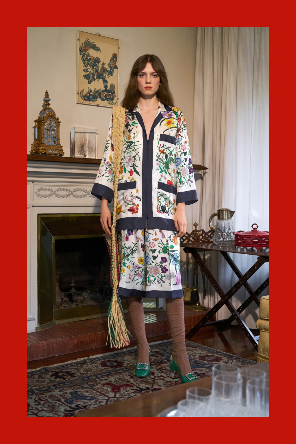 Fashion Week Milan Pre-Fall 2018 look 9 from the Gucci collection 女装