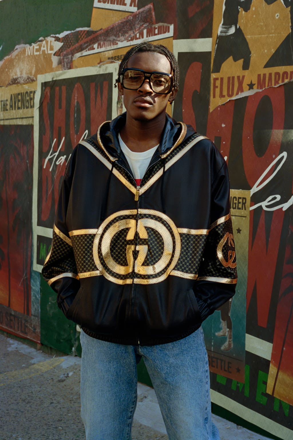 Fashion Week  Pre-Fall 2018 look 13 from the GUCCI - DAPPER DAN collection 女装