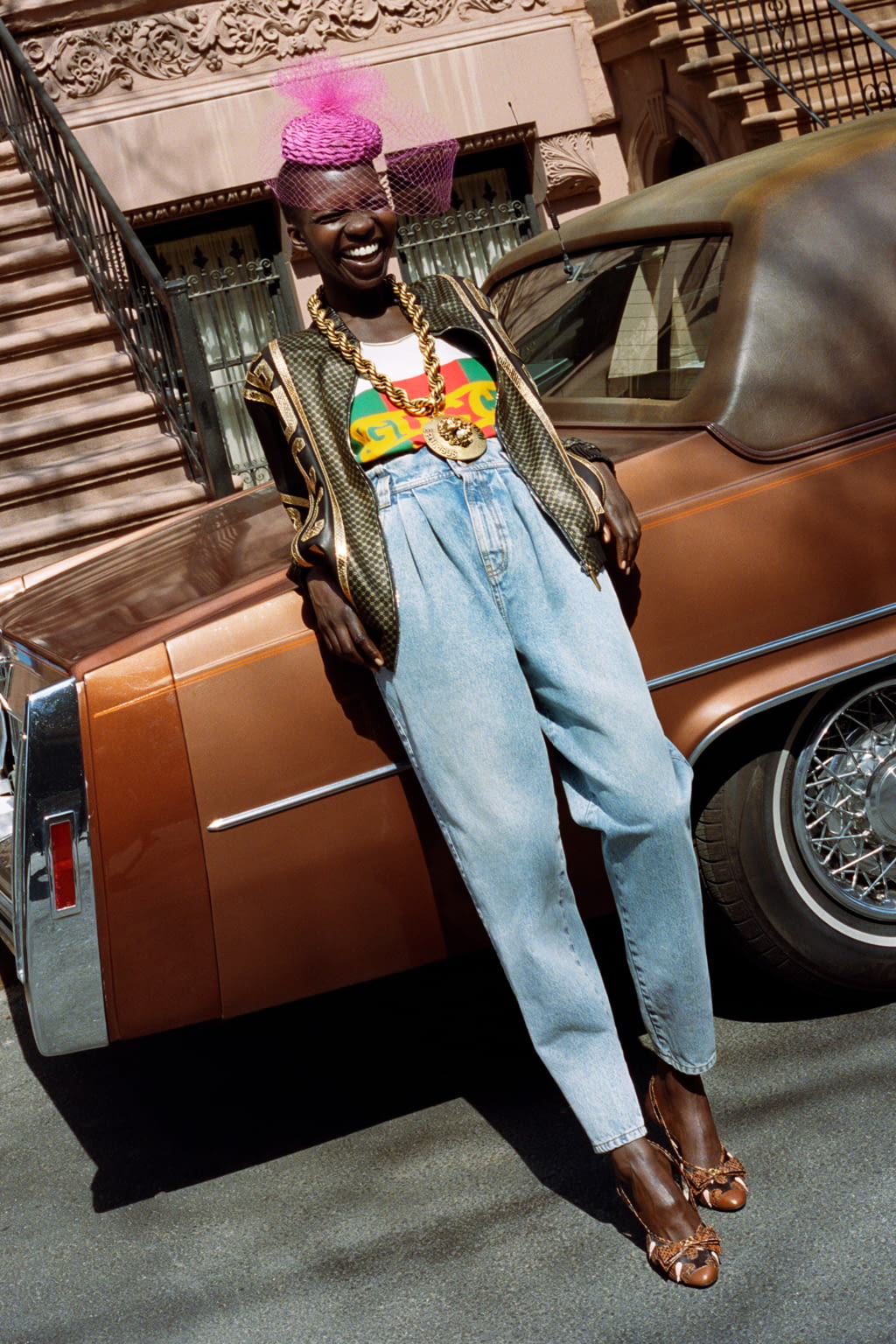 Fashion Week  Pre-Fall 2018 look 1 from the GUCCI - DAPPER DAN collection 女装