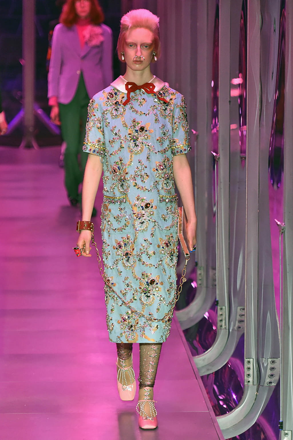 Fashion Week Milan Fall/Winter 2017 look 36 de la collection Gucci womenswear