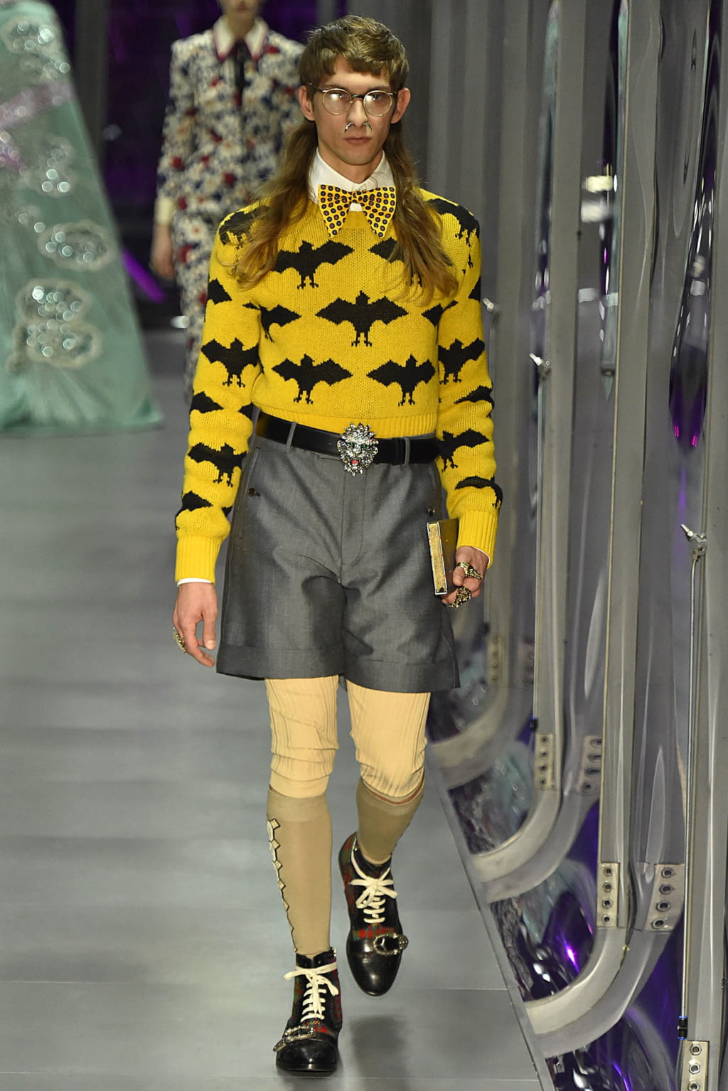 Fashion Week Milan Fall/Winter 2017 look 51 de la collection Gucci womenswear