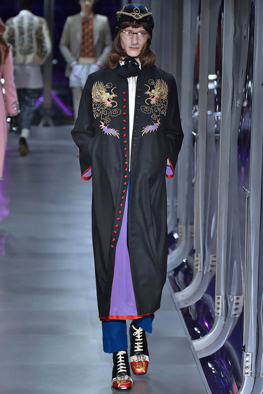 Fashion Week Milan Fall/Winter 2017 look 86 de la collection Gucci womenswear