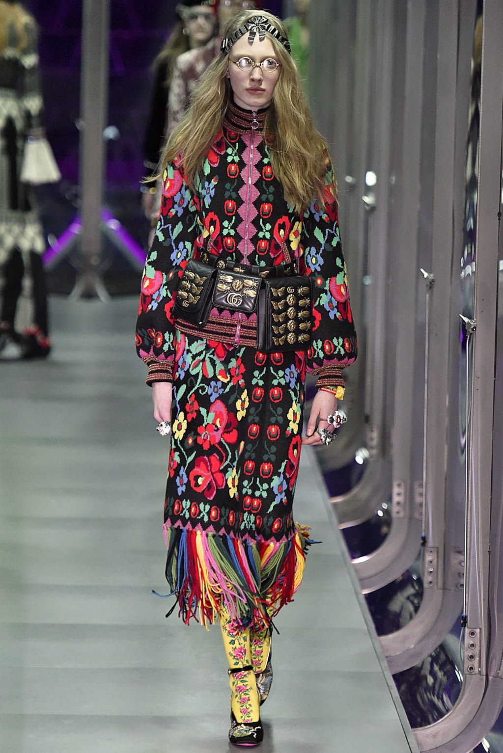 Fashion Week Milan Fall/Winter 2017 look 102 de la collection Gucci womenswear