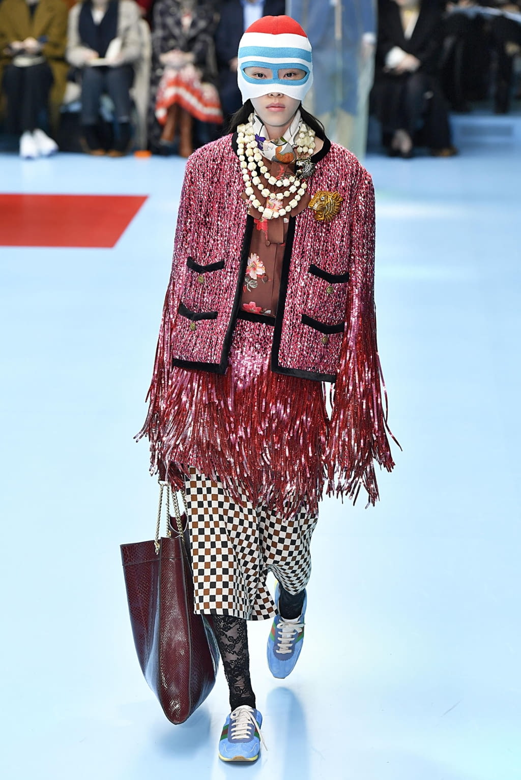 Fashion Week Milan Fall/Winter 2018 look 72 from the Gucci collection 女装