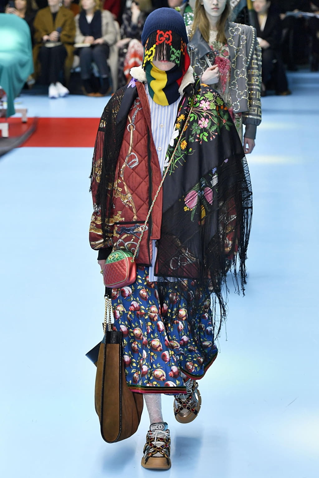 Fashion Week Milan Fall/Winter 2018 look 75 from the Gucci collection 女装