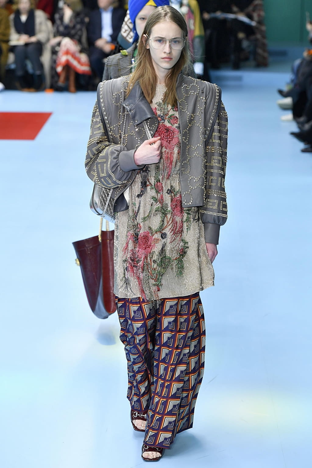 Fashion Week Milan Fall/Winter 2018 look 5 from the Gucci collection 女装