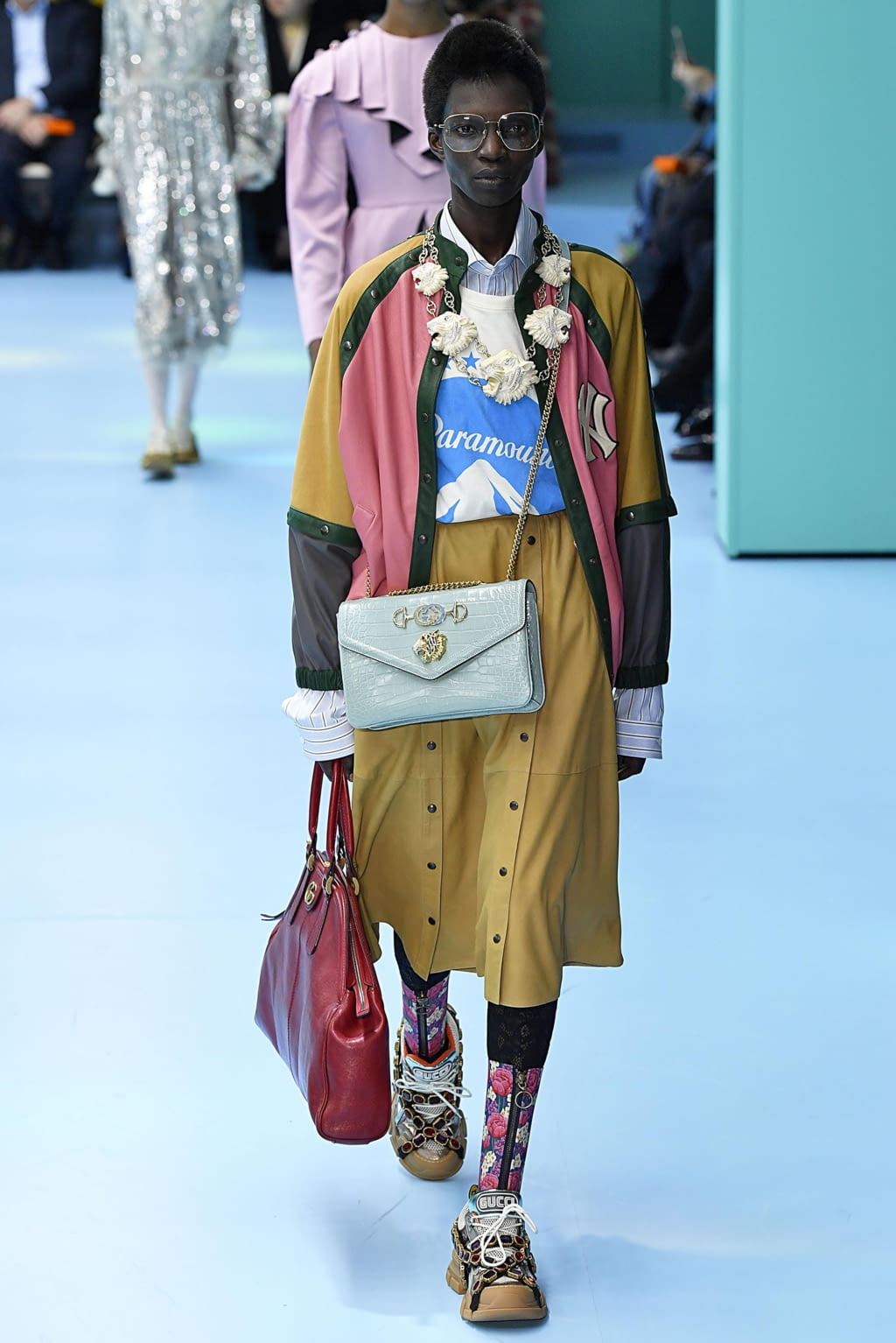 Fashion Week Milan Fall/Winter 2018 look 30 from the Gucci collection 女装