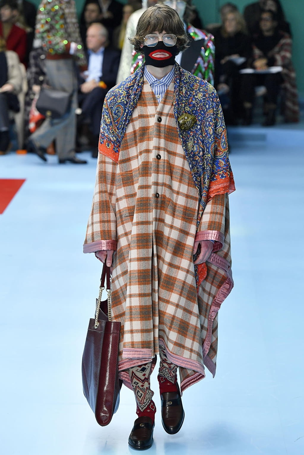 Fashion Week Milan Fall/Winter 2018 look 41 from the Gucci collection 女装
