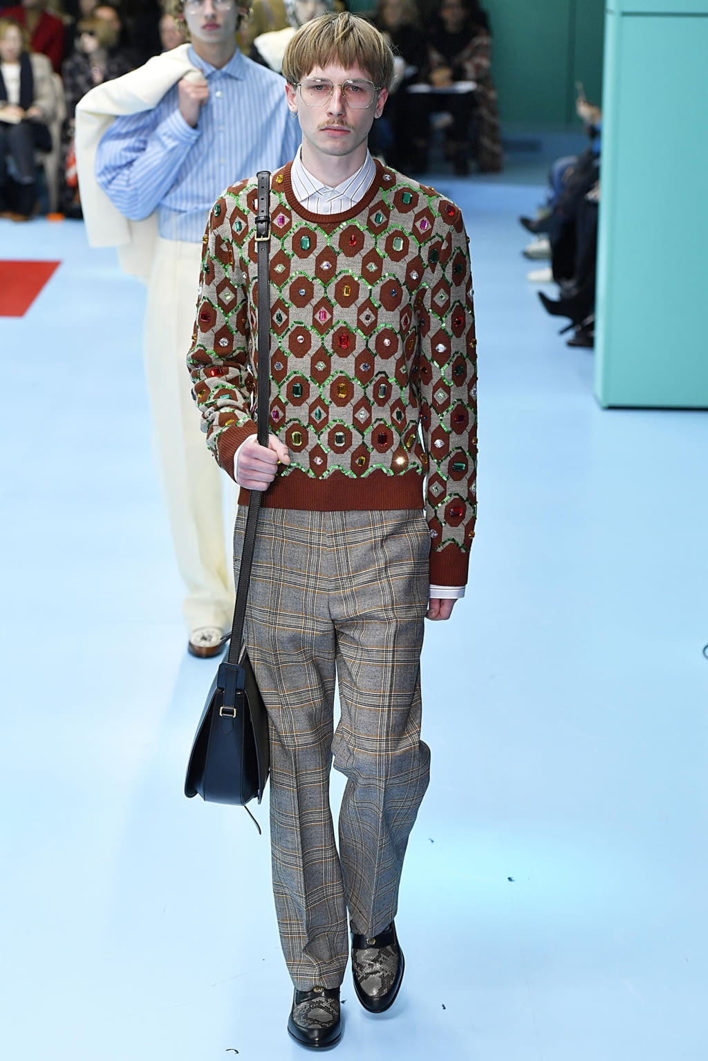 Fashion Week Milan Fall/Winter 2018 look 87 from the Gucci collection 女装