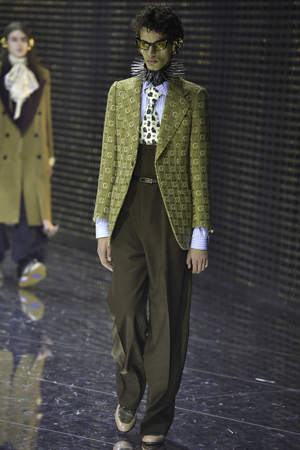 Fashion Week Milan Fall/Winter 2019 look 9 from the Gucci collection 男装