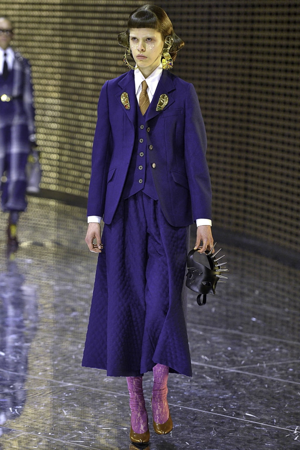 Fashion Week Milan Fall/Winter 2019 look 27 from the Gucci collection 女装