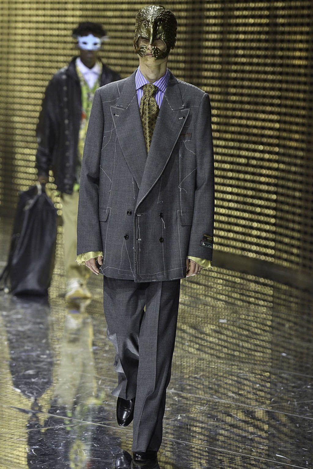 Fashion Week Milan Fall/Winter 2019 look 41 from the Gucci collection menswear