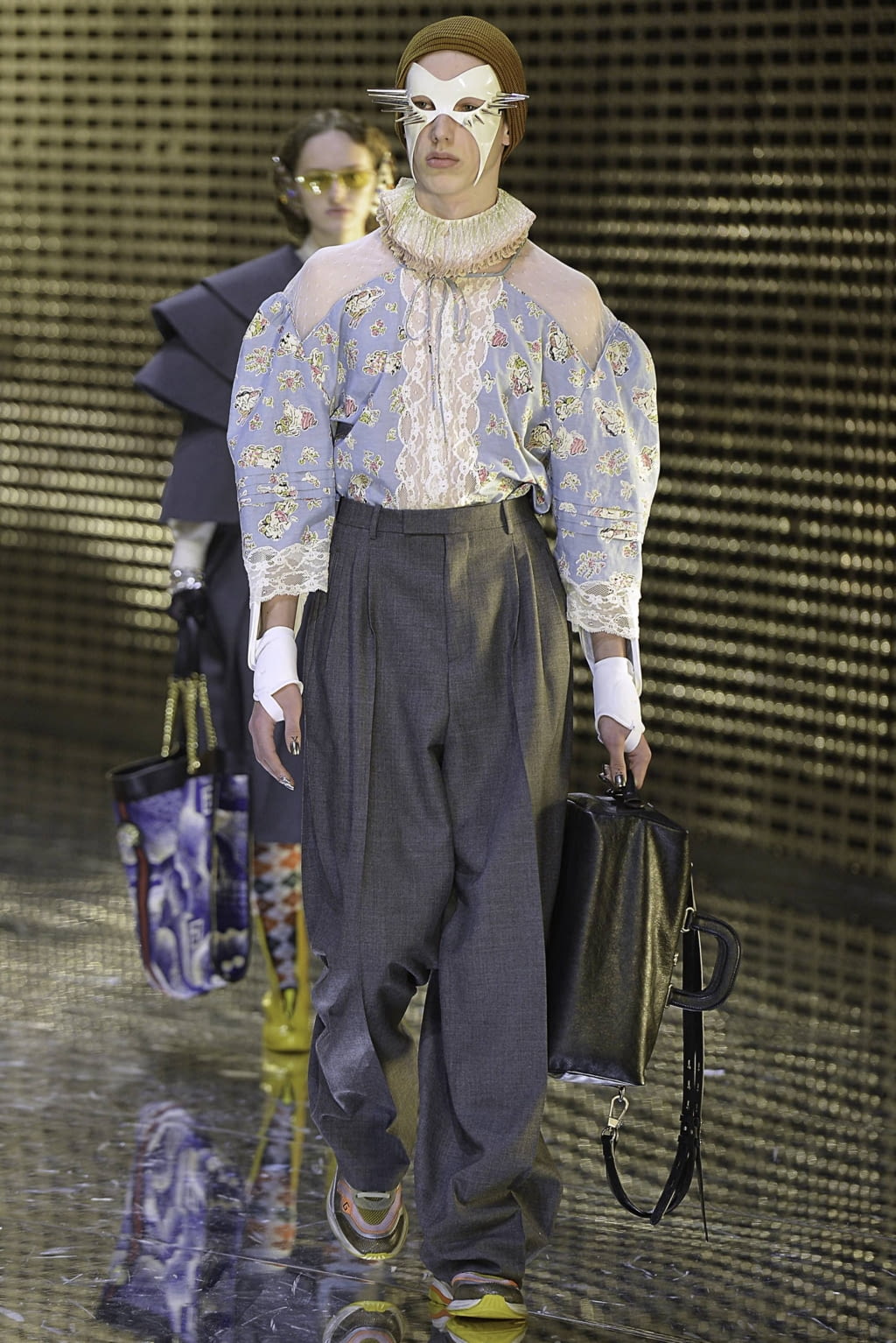 Fashion Week Milan Fall/Winter 2019 look 47 from the Gucci collection menswear