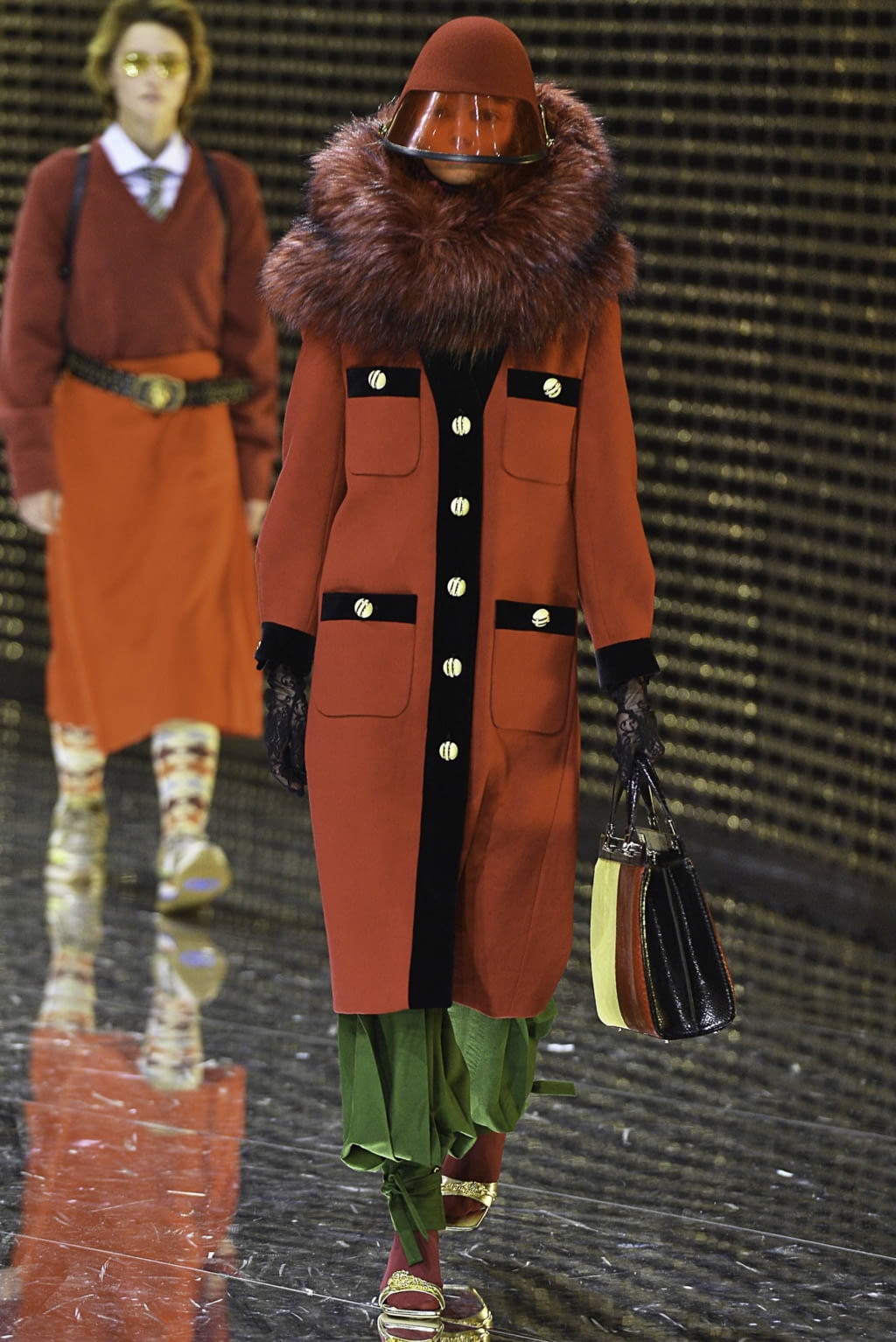 Fashion Week Milan Fall/Winter 2019 look 59 from the Gucci collection womenswear
