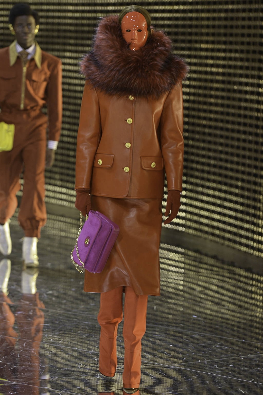 Fashion Week Milan Fall/Winter 2019 look 64 from the Gucci collection 女装