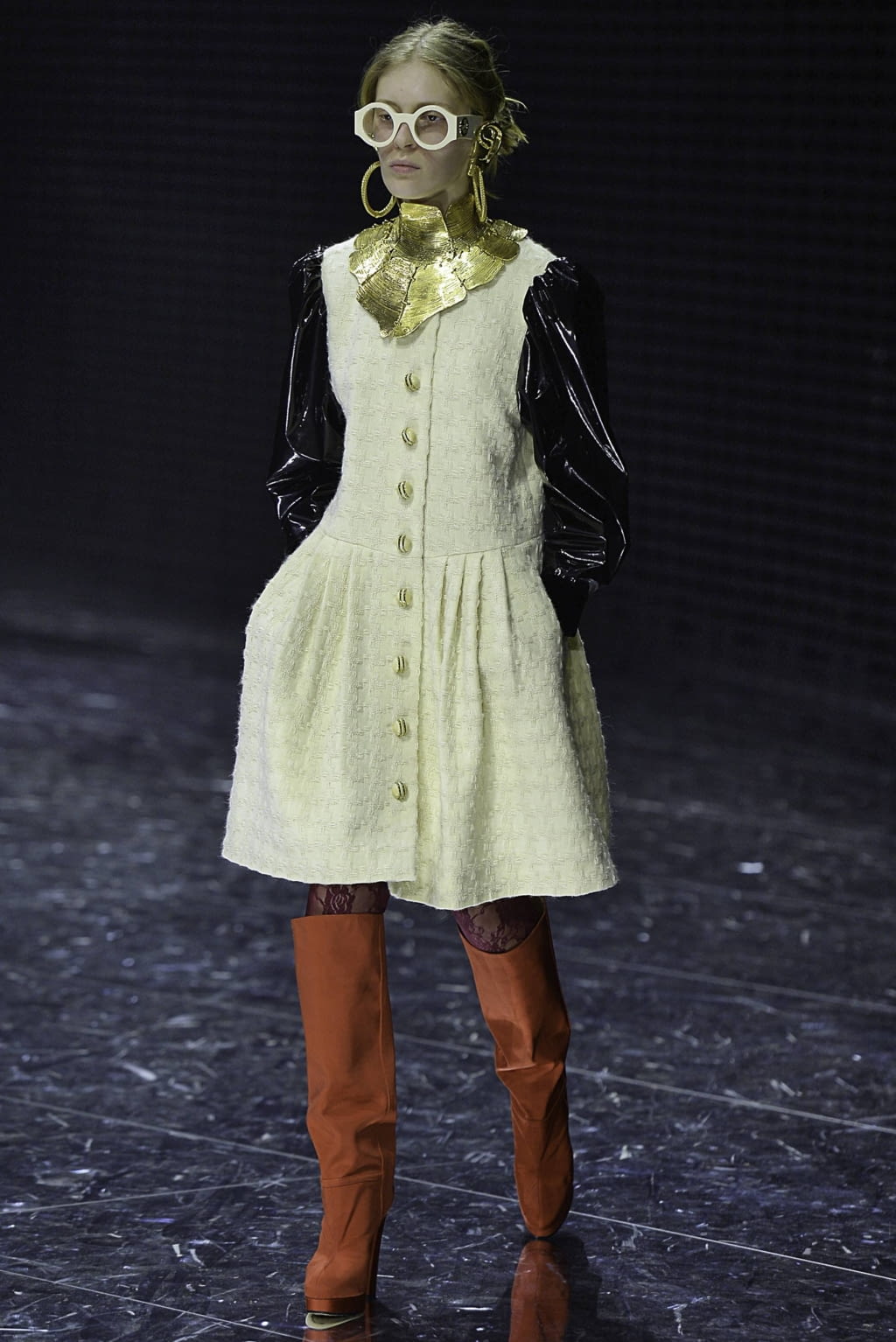 Fashion Week Milan Fall/Winter 2019 look 75 from the Gucci collection 女装