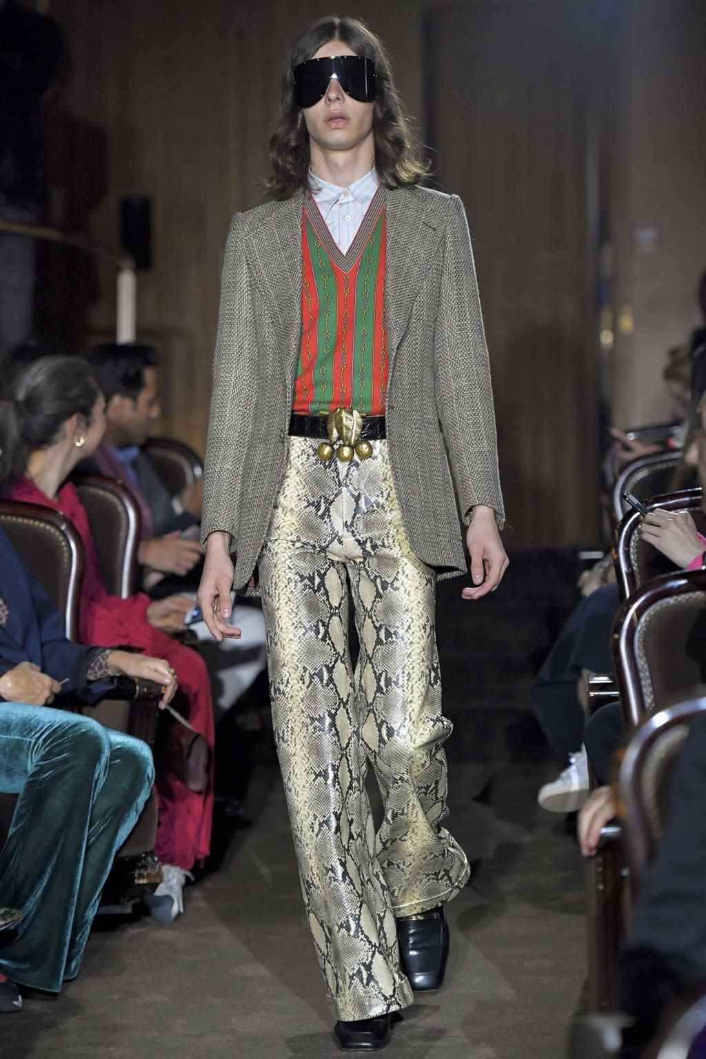 Fashion Week Paris Spring/Summer 2019 look 44 from the Gucci collection menswear