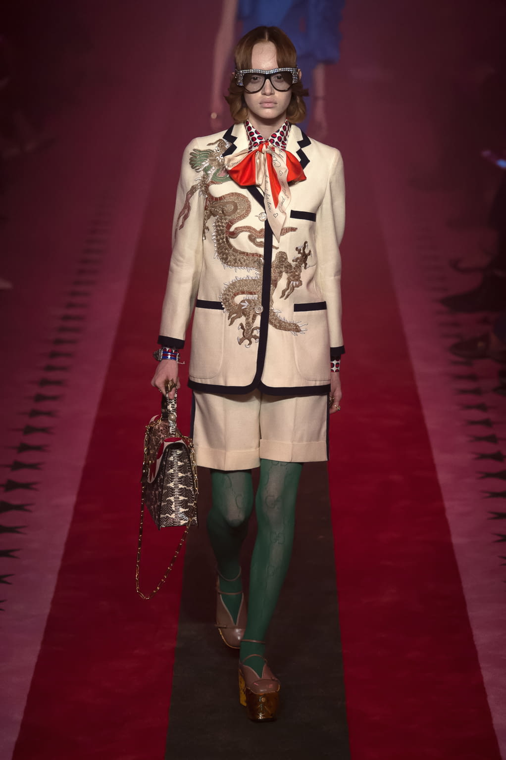 Fashion Week Milan Spring/Summer 2017 look 13 from the Gucci collection womenswear