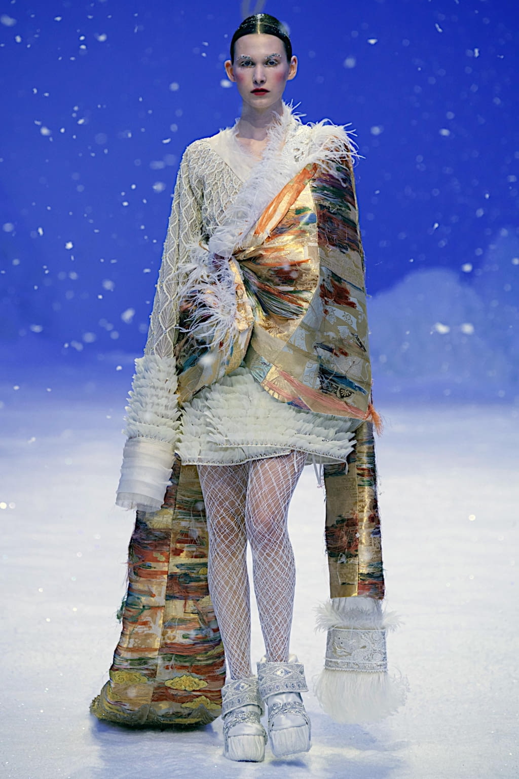 Fashion Week Paris Spring/Summer 2020 look 7 de la collection Guo Pei couture