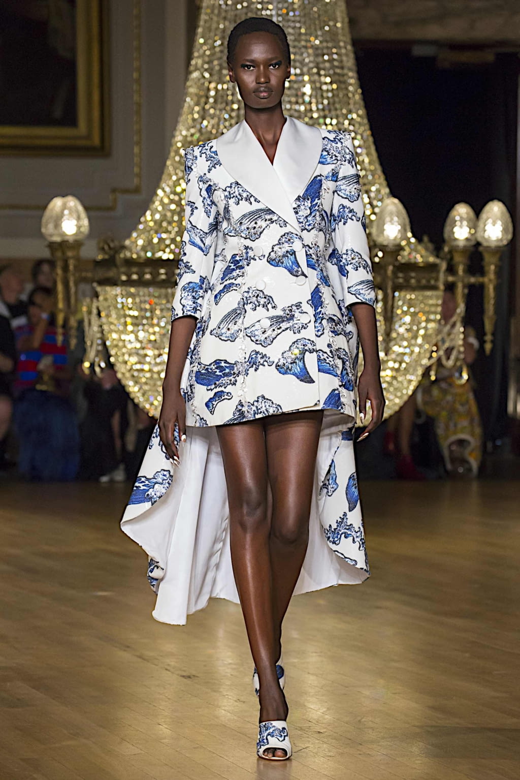 Fashion Week London Spring/Summer 2020 look 1 from the Halpern collection womenswear
