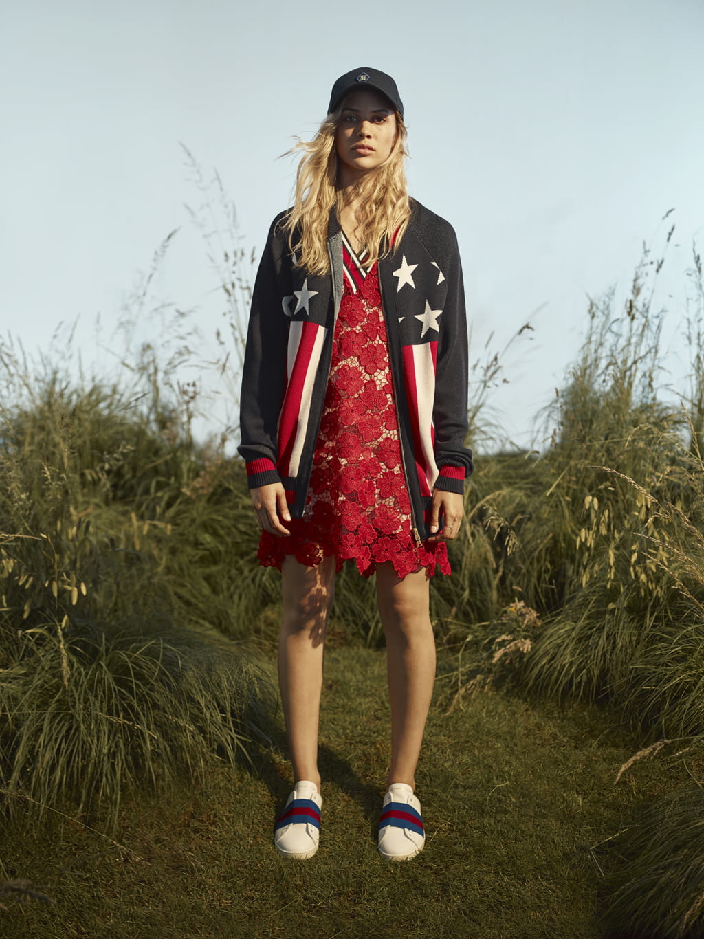 Fashion Week New York Resort 2017 look 16 from the Tommy Hilfiger collection 女装