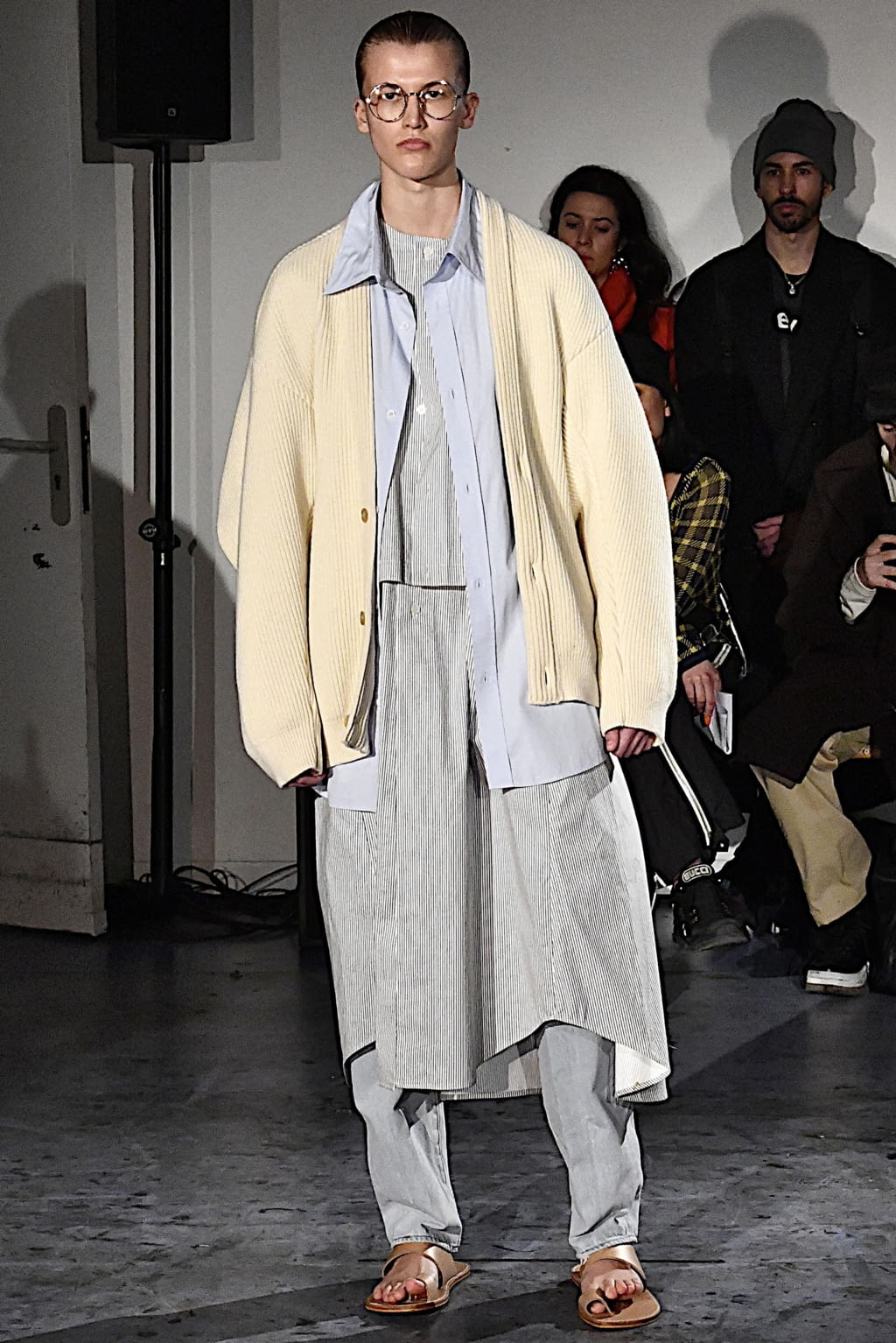 Fashion Week Paris Fall/Winter 2019 look 9 from the Hed Mayner collection menswear