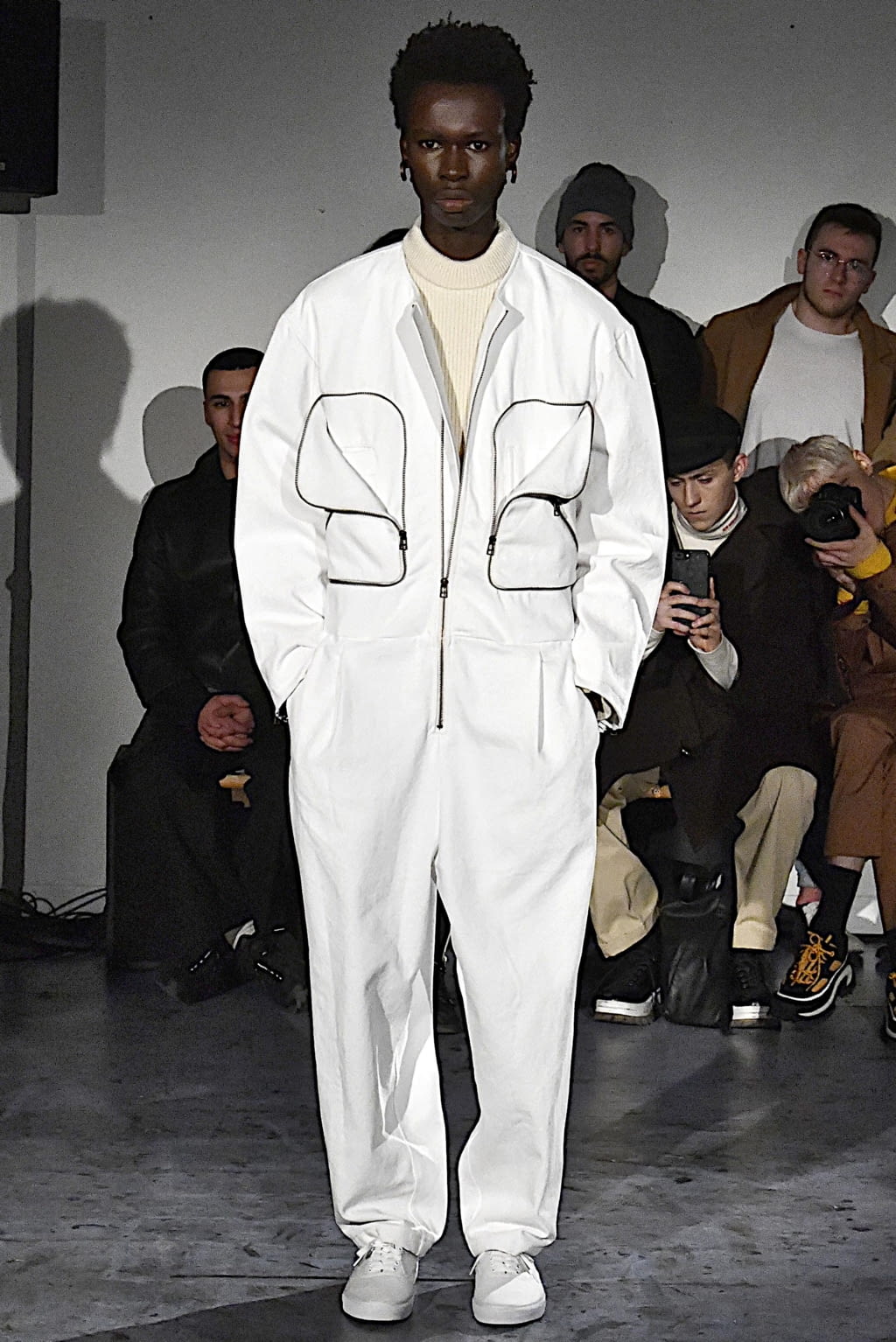 Fashion Week Paris Fall/Winter 2019 look 12 from the Hed Mayner collection menswear