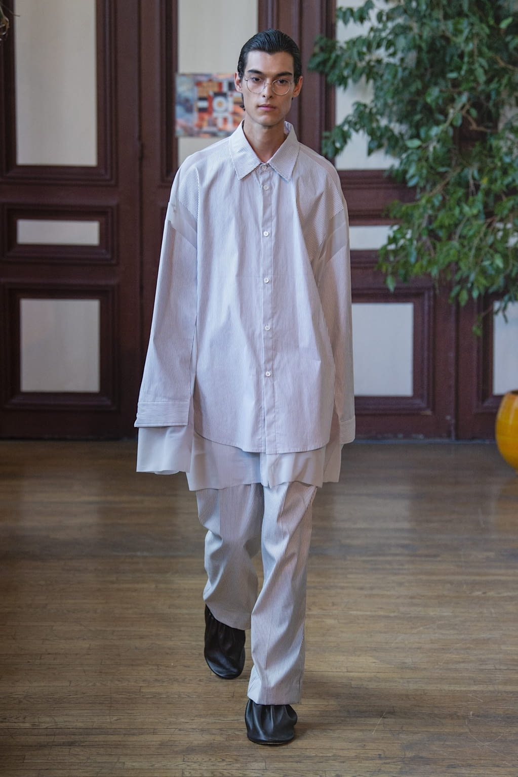 Fashion Week Paris Spring/Summer 2019 look 20 from the Hed Mayner collection menswear