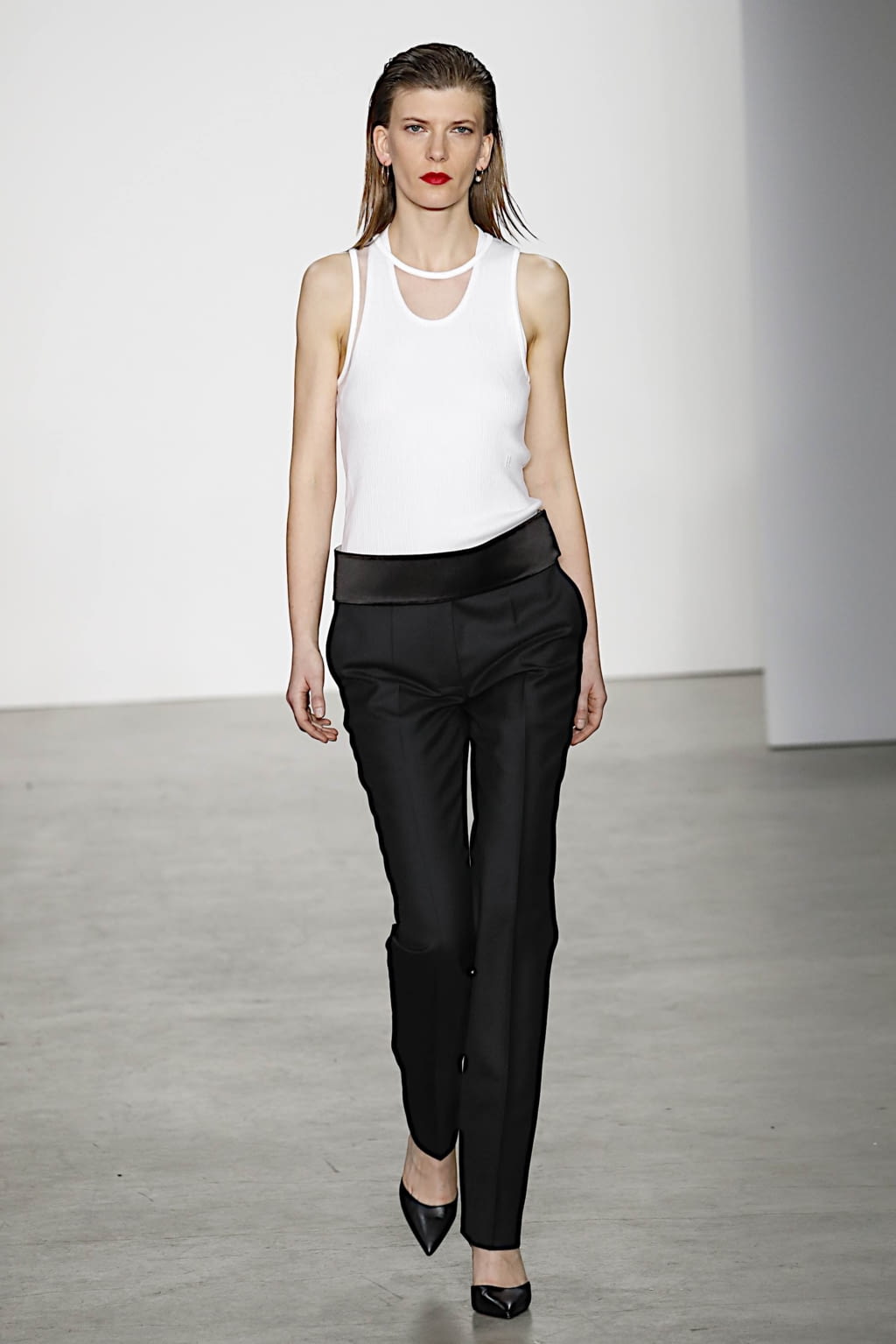 Fashion Week New York Fall/Winter 2019 look 14 from the Helmut Lang collection 女装