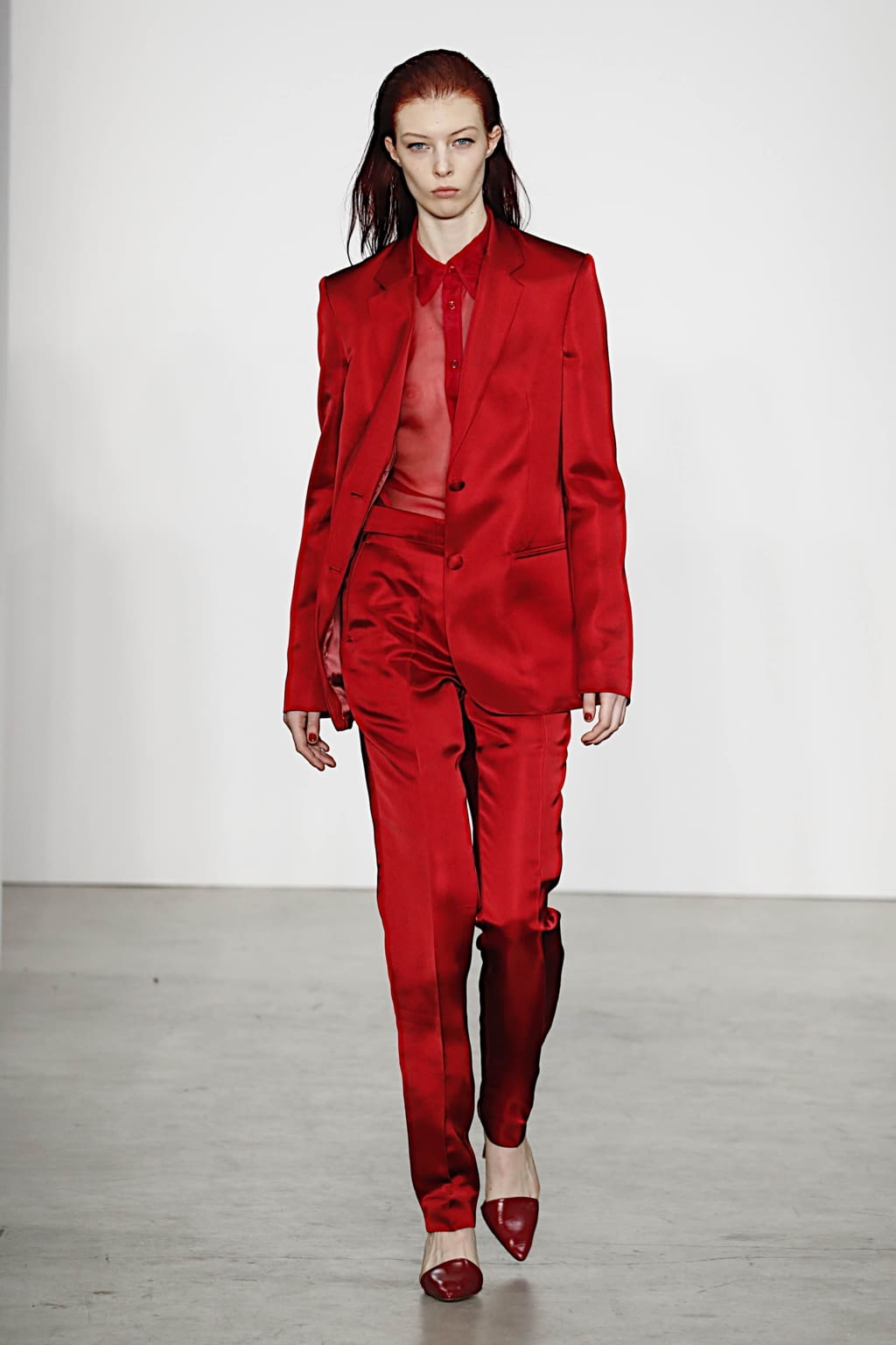 Fashion Week New York Fall/Winter 2019 look 24 from the Helmut Lang collection 女装
