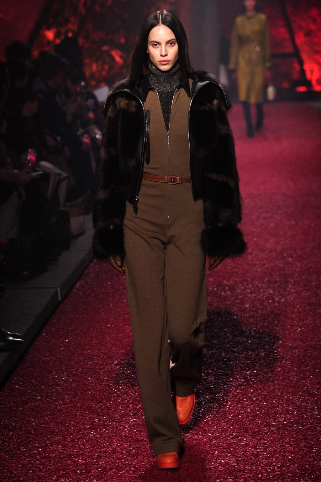 Fashion Week Paris Fall/Winter 2018 look 47 from the Hermès collection womenswear