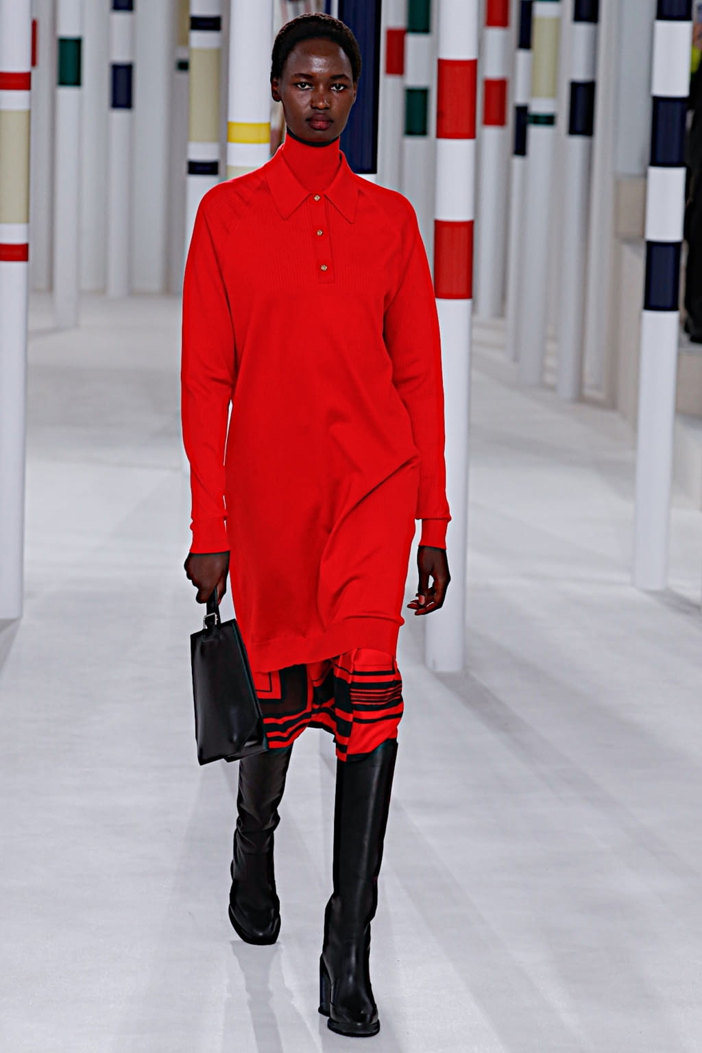 Fashion Week Paris Fall/Winter 2020 look 8 from the Hermès collection 女装