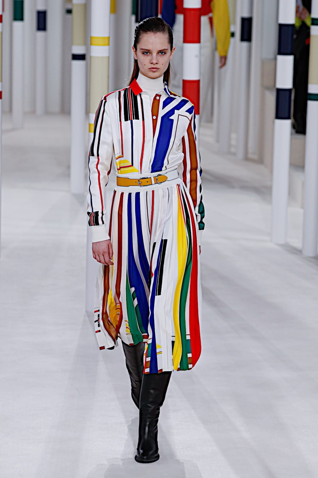 Fashion Week Paris Fall/Winter 2020 look 9 de la collection Hermès womenswear