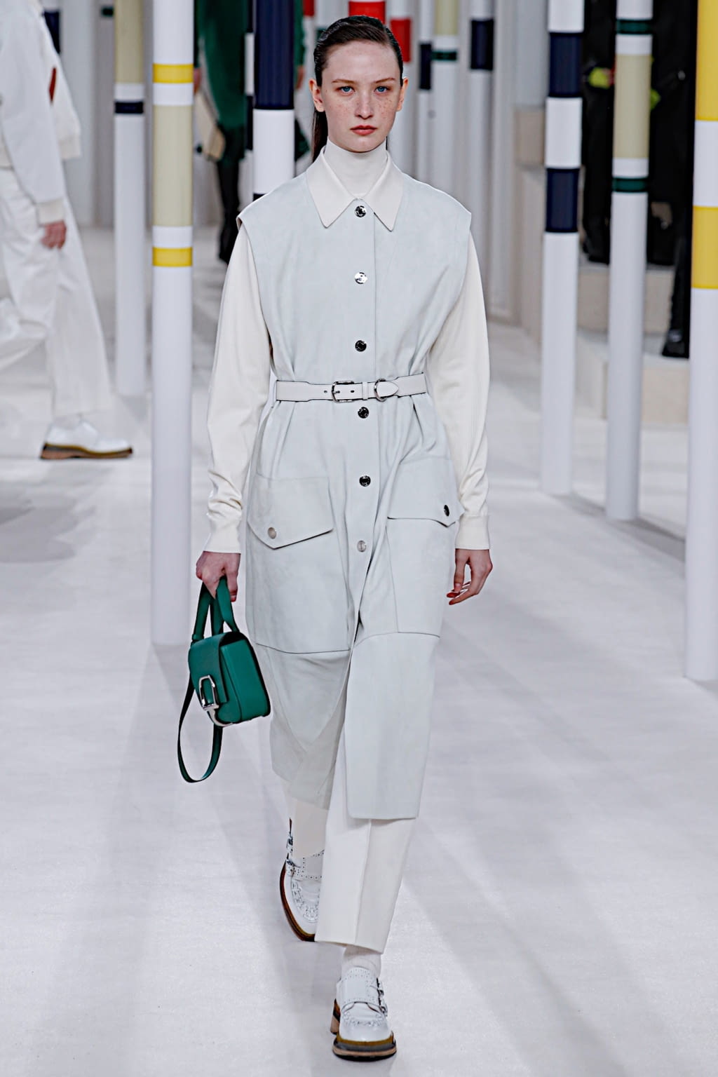 Fashion Week Paris Fall/Winter 2020 look 12 from the Hermès collection womenswear